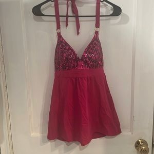 Victoria’s Secret Sequin Halter Bra Top Small